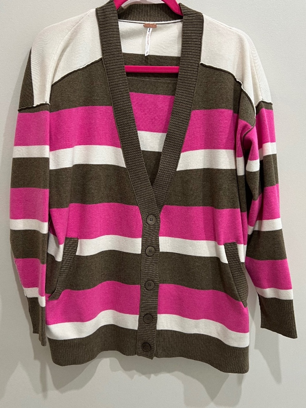 Free People League of Her Own Striped Cardigan - Gently Worn 1x - XS